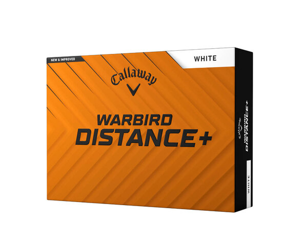 Callaway Callaway Warbird Distance+ 2025 Bolas de golf - Blanco - 12 Unidades