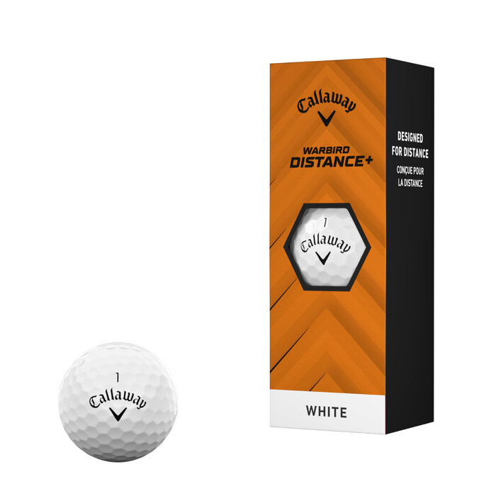 Callaway Callaway Warbird Distance+ 2025 Bolas de golf - Blanco - 12 Unidades