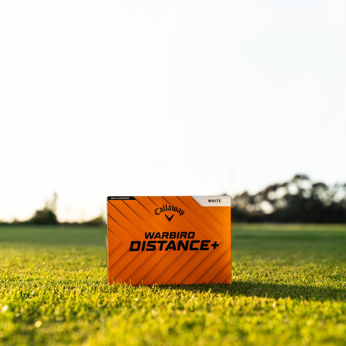 Callaway Callaway Warbird Distance+ 2025 Bolas de golf - Blanco - 12 Unidades