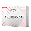 Callaway SuperSoft Splatter 360 Red 2025 Bolas de golf - Blanco Rojo