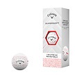 Callaway Callaway SuperSoft Splatter 360 Red 2025 Bolas de golf - Blanco Rojo