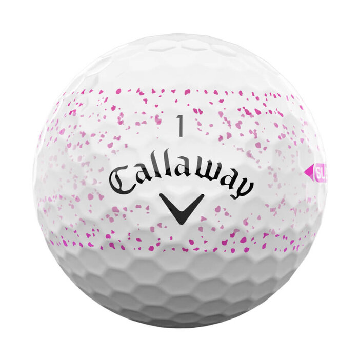 Callaway Callaway SuperSoft Splatter 360 Pink 2025 Golf Balls - White Pink