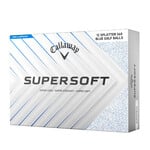 Callaway SuperSoft Splatter 360 Blue 2025 Pelotas de Golf - Blanco Azul