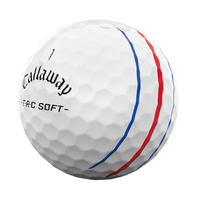 Callaway Callaway ERC Soft Triple Track Pelotas de Golf 2025 - Blanco - 12 Unidades