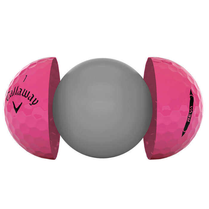 Callaway Callaway Reva Pelotas de Golf para Mujer 2025 - Rosa - 12 Unidades