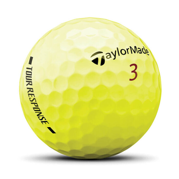 TaylorMade TaylorMade Tour Response Bolas de golf 2025 - Amarillo - 12 Unidades