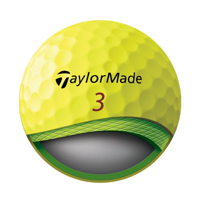 TaylorMade TaylorMade Tour Response Bolas de golf 2025 - Amarillo - 12 Unidades