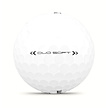 Wilson Wilson DUO Soft Bolas de golf 2025 - Blanco - 12 Unidades