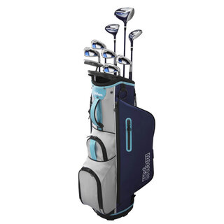 Wilson Wilson Ultra HL Set de golf de 13 piezas para mujer | Bolsa de golf carro (varilla de grafito)