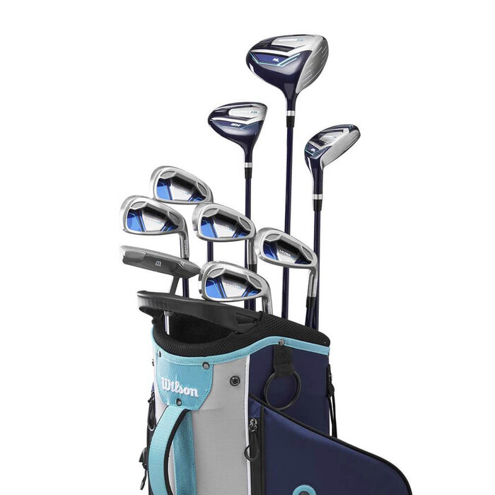 Wilson Wilson Ultra HL Set de golf de 13 piezas para mujer | Bolsa de golf carro (varilla de grafito)