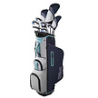 Wilson Wilson Ultra HL Set de golf de 13 piezas para mujer | Bolsa de golf carro (varilla de grafito)