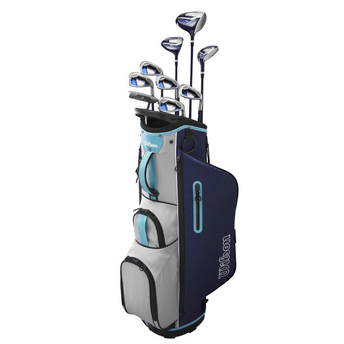 Wilson Wilson Ultra HL Set de golf de 13 piezas para mujer | Bolsa de golf carro (varilla de grafito)