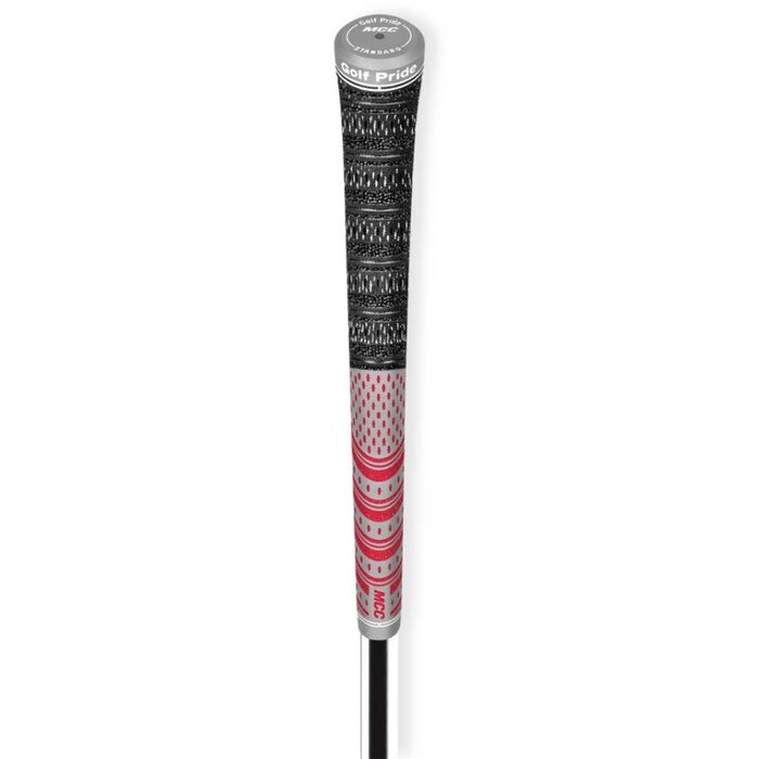GolfPride GolfPride MultiCompound Teams Grip ESTÁNDAR - Negro Gris Rojo