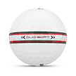 Wilson Wilson DUO Soft TRK360 Bolas de golf 2025 - Blanco Rojo - 12 Unidades
