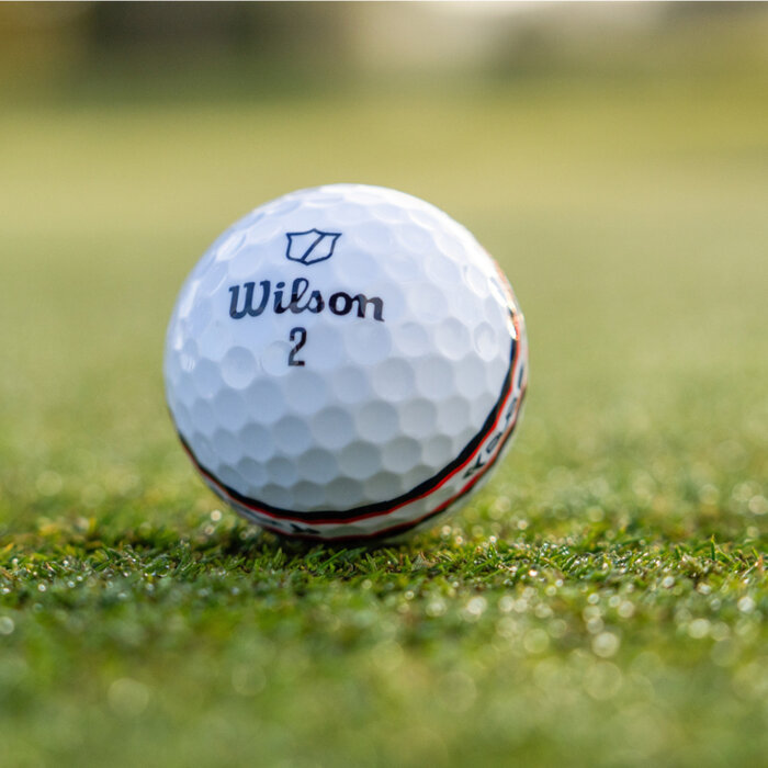Wilson Wilson DUO Soft TRK360 Bolas de golf 2025 - Blanco Rojo - 12 Unidades