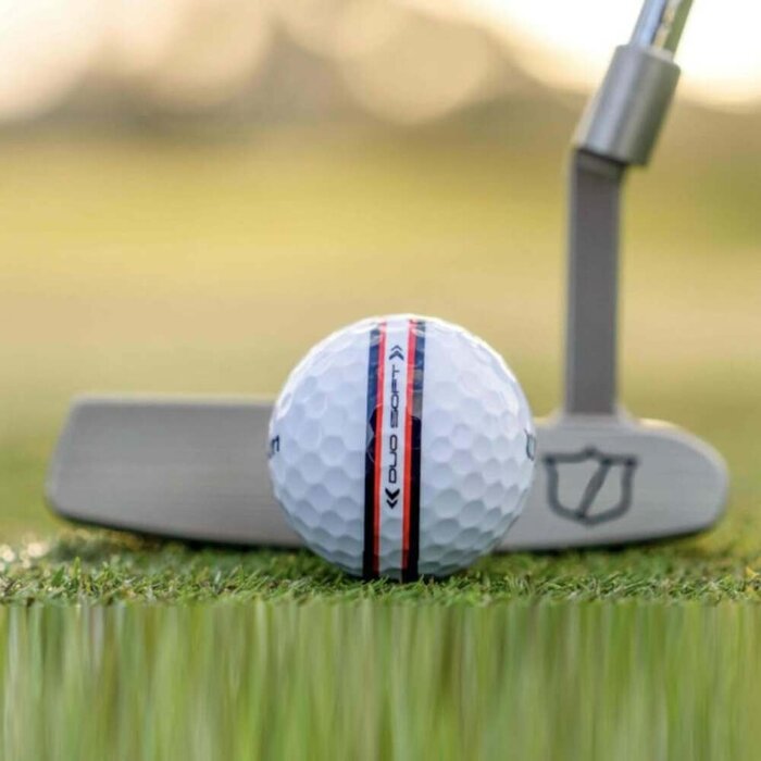 Wilson Wilson DUO Soft TRK360 Bolas de golf 2025 - Blanco Rojo - 12 Unidades