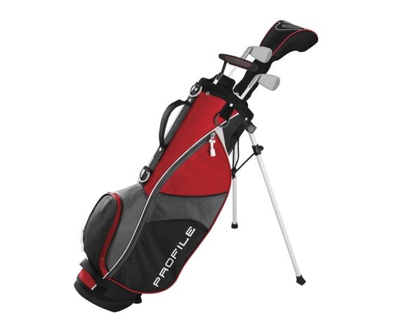 Wilson Wilson Profile JGi 6-Piece Junior Golf Set | Stand Bag - Red (5-8 Years)