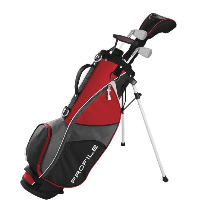 Wilson Wilson Profile JGi 6-Piece Junior Golf Set | Stand Bag - Red (5-8 Years)