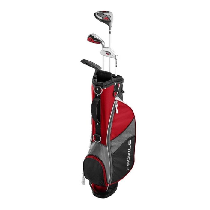 Wilson Wilson Profile JGi 6-Piece Junior Golf Set | Stand Bag - Red (5-8 Years)