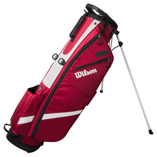 Wilson Wilson QS Bolsa de golf trípode 2025 - Rojo Blanco Negro