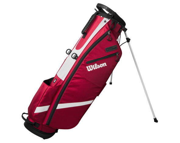Wilson Wilson QS Bolsa de golf trípode 2025 - Rojo Blanco Negro