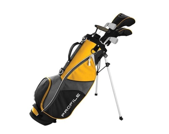 Wilson Wilson Profile JGi 8-Piece Junior Golf Set | Stand Bag - Yellow (8-11 Years) - LEFT