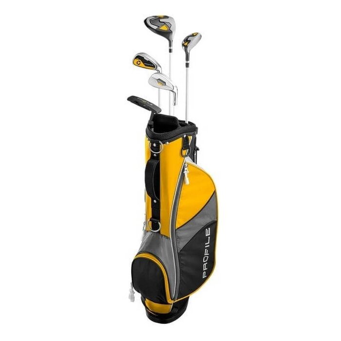 Wilson Wilson Profile JGi 8-Piece Junior Golf Set | Stand Bag - Yellow (8-11 Years) - LEFT