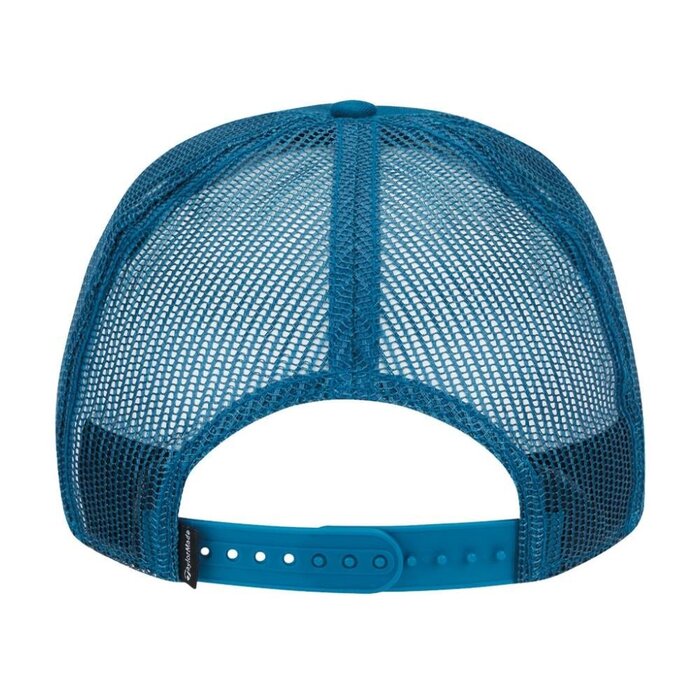 TaylorMade TaylorMade Ventura Retro Trucker Gorra de Golf 2025 - Azul Naranja