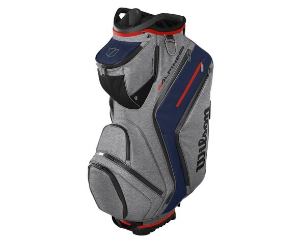 Wilson Wilson Alpine Dry Waterproof Bolsa de golf carro 2025 - Gris Azul