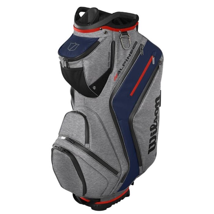 Wilson Wilson Alpine Dry Waterproof Bolsa de golf carro 2025 - Gris Azul