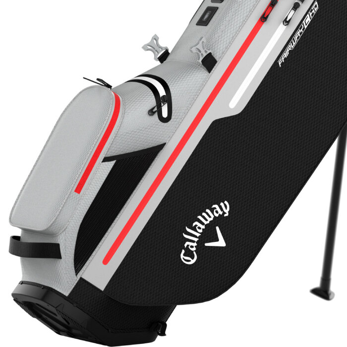 Callaway Callaway Fairway C HD Waterproof Bolsa de golf trípode 2025 - Gris Rojo