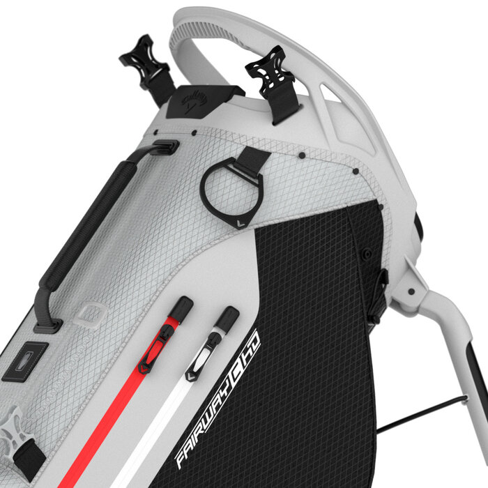 Callaway Callaway Fairway C HD Waterproof Bolsa de golf trípode 2025 - Gris Rojo