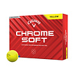 Callaway Bolas de golf Callaway Chrome Soft 2024 - Amarillas - 12 Unidades