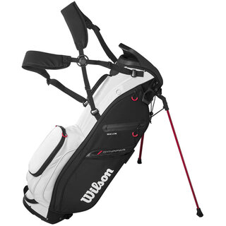 Wilson Wilson Exo Lite DynaPWR Bolsa de golf trípode 2025 - Negro Rojo Blanco