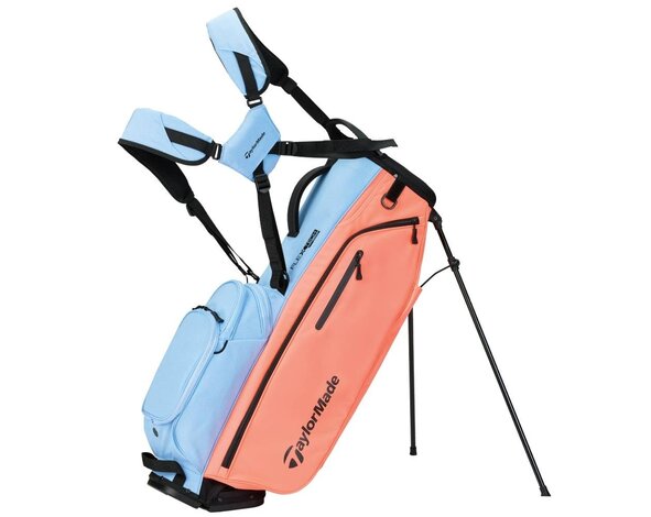 TaylorMade TaylorMade Flextech Crossover Bolsa de golf trípode 2025 - Naranja Azul