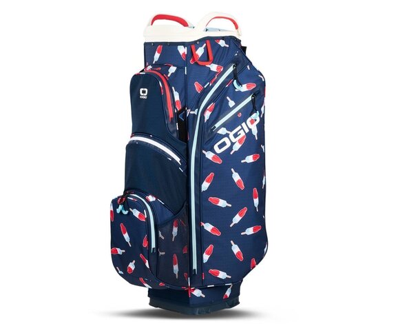 Ogio OGIO All Elements Silencer Waterproof Cart Bag 2025 - Rocket Pop