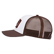 TaylorMade TaylorMade Ventura Retro Trucker Gorra de Golf 2025 - Marrón Blanco