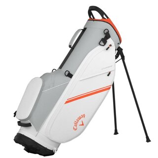 Callaway Callaway Chase 4 Stand Bag 2025 - White Silver Orange