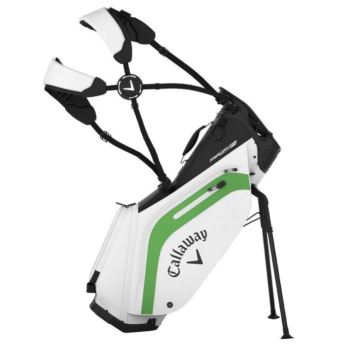 Callaway Callaway Fairway 14 Elyte Bolsa de golf trípode 2025 - Blanco Negro Verde