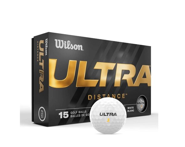 Wilson Wilson Ultra Pelotas de Golf - Blanco | Impreso
