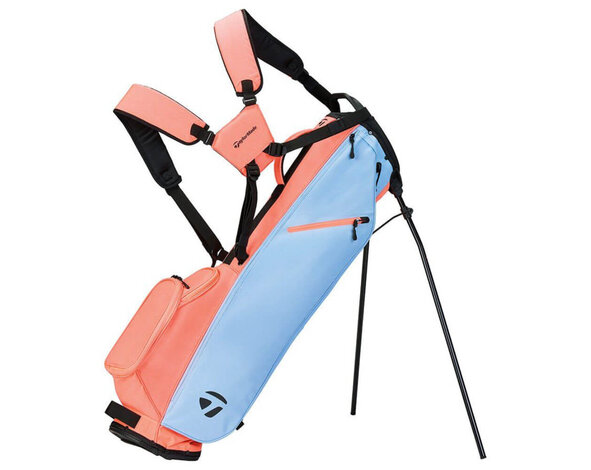 TaylorMade TaylorMade Flextech Carry Bolsa de golf trípode 2025 - Azul Naranja