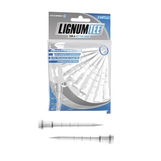 Lignum Lignum Tees 72 mm (12 unidades) - Blanco
