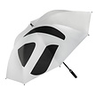 TaylorMade Taylormade 60" Double Canopy Sunbrella Paraguas de golf 2025 - Plata Negro