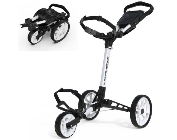 Sun Mountain Sun Mountain Ridgeline 3 Carro de golf - Blanco