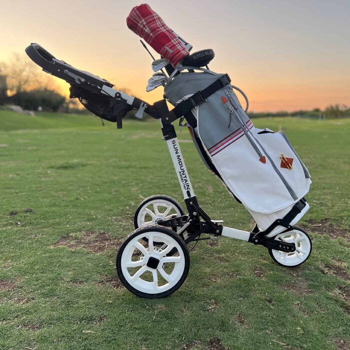 Sun Mountain Sun Mountain Ridgeline 3 Carro de golf - Blanco