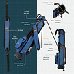 Sunday Golf Sunday Golf Loma Stand Bag - Cobalt Blue