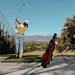 Sunday Golf Sunday Golf Loma XL bolsa de golf trípode - Rojo