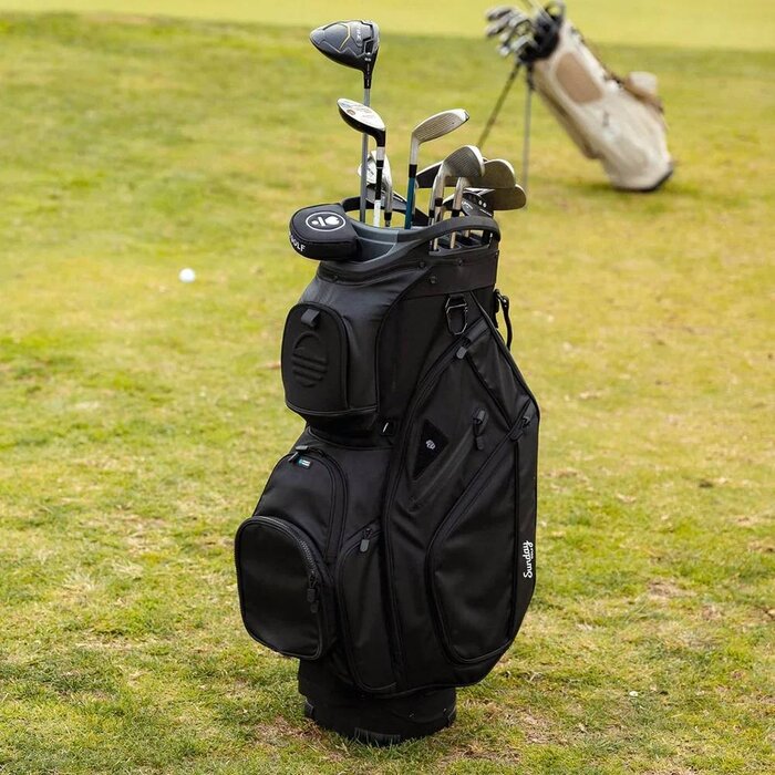 Sunday Golf Sunday Golf Big Rig Cart Bag 2025 - Matte Black
