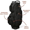 Sunday Golf Sunday Golf Big Rig Cart Bag 2025 - Matte Black