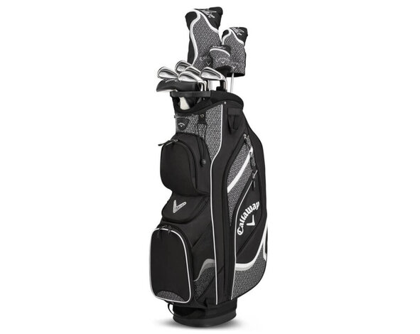 Callaway Callaway Solaire Black Set de Golf para Mujer de 14 Piezas 2025 | Bolsa de golf carro (varilla de grafito)